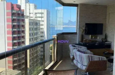 Cobertura com 4 dormitórios à venda, 300 m² por r$ 2.550.000,00 - icaraí - niterói/rj