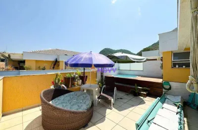 Cobertura com 4 dormitórios à venda, 190 m² por r$ 1.800.000,00 - itacoatiara - niterói/rj