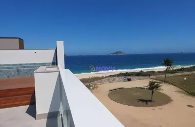 Cobertura com 4 dormitórios à venda, 305 m² por r$ 4.800.000,00 - camboinhas - niterói/rj