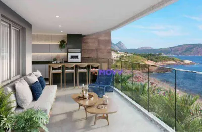 Apartamento à venda, 135 m² por r$ 2.150.000,00 - piratininga - niterói/rj