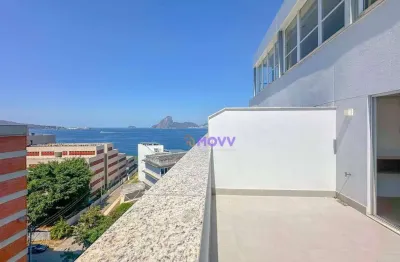 Cobertura com 1 dormitório à venda, 38 m² por r$ 483.000,00 - boa viagem - niterói/rj