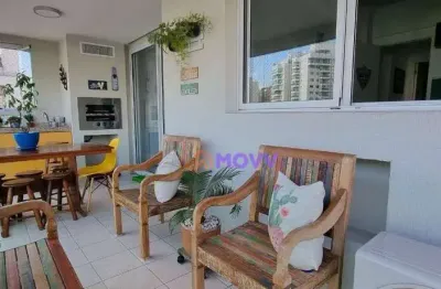 Apartamento de 3 quartos sendo 3 suítes, varanda, vaga e área de lazer completa a venda em icaraí - niterói