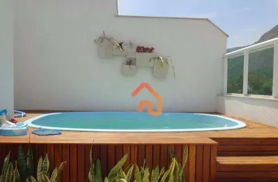 Cobertura à venda, 160 m² por r$ 1.150.000,00 - itaipu - niterói/rj