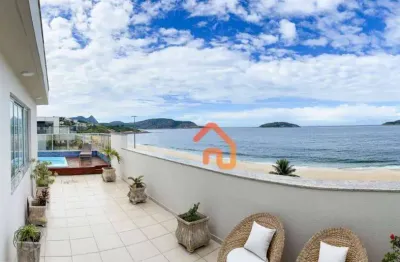 Cobertura com 3 dormitórios à venda, 290 m² por R$ 2.990.000,00 - Piratininga - Niterói/RJ