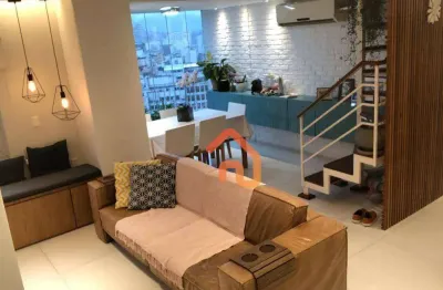 Cobertura à venda, 185 m² por r$ 1.600.000,00 - icaraí - niterói/rj