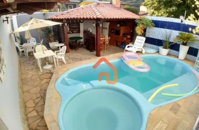 Casa de 3 quartos, 2 suítes, piscina e 3 vagas de garagem à venda, 260 m², por r$ 895.000 - maravista - niterói/rj