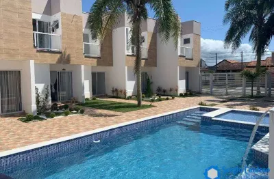 Sobrado 2 quartos 2 suítes  piscina coletiva e privativa 300 m mar itanhaém