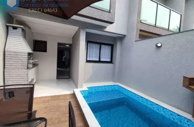 Sobrado vista para o mar! 2 suites e piscina privativa - praia dos sonhos