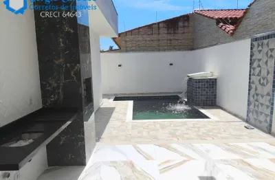 Casa nova moderna com piscina  terreno inteiro 200 m do mar itanhaém sp