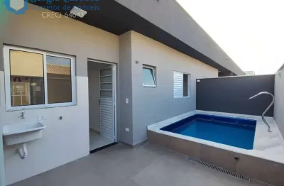 Casa em condominio projeto diferenciado piscina privativa itanhaém sp