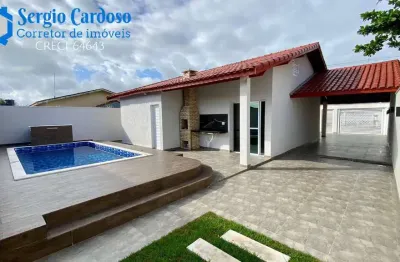 Casa com piscina toda reformada! 500m do mar - 2 quartos itanhaem/sp