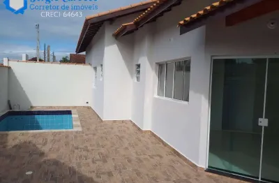 Casa na praia com piscina e churrasqueira! 3 quartos - 1 suite itanhaem/sp
