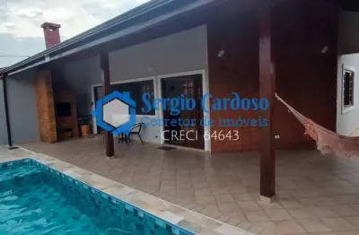 Casa ampla 5 quartos, mezanino e linda piscina - 300m do mar itanhaém/sp