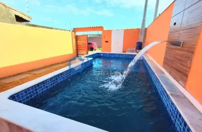 Casas novas com piscina amplo quintal lado praia 289 mil itanhaém/sp