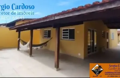 Casa em lote inteiro 250m²! apenas 50m da praia - itanhaem/sp