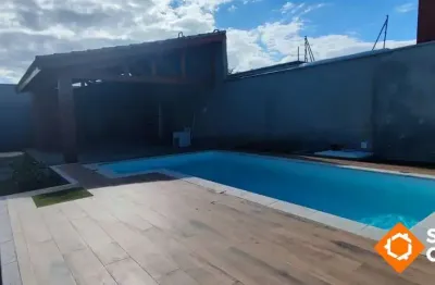 Sobrado mobiliado com piscina  apenas 100m da praia itanhaém sp
