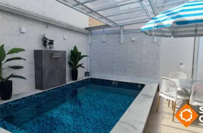 Sobrado mobiliado em nova itanhaem! 100m do mar com 2 suites e piscina!