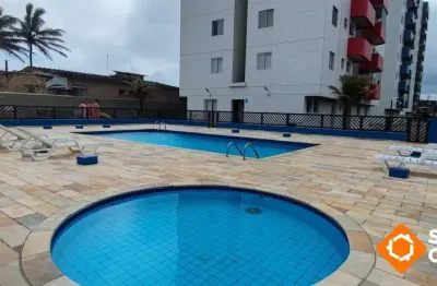 Apartamento pé na areia com vista para o mar - mobiliado! itanhaem/sp