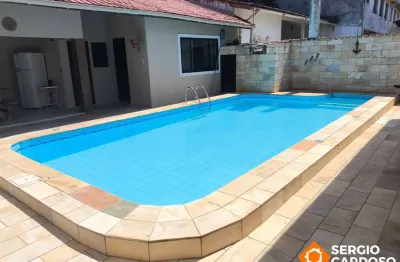 Casão 4 quartos 2 suítes piscina e edícula 250m mar itanhaém sp