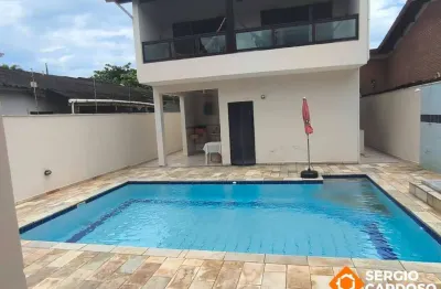 Sobrado 3 suítes piscina churrasqueira 250 m do mar itanhaém sp