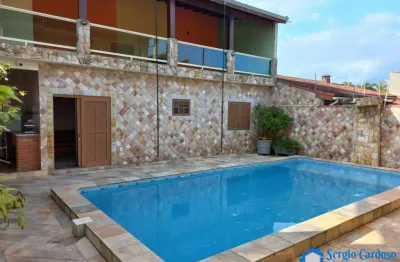 Sobradaço 4 quartos  2 suítes sacada piscina 350 m mar  itanhaém-sp