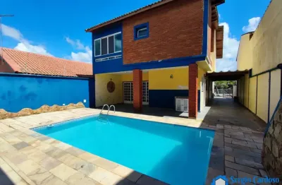 Sobrado 7 quartos + edícula 100m da praia cibratel itanhaém/sp