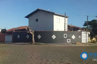 Sobrado na praia 600m do mar! 3 quartos - balneario tupy itanhaém/sp
