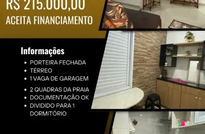 Kitnet / Stúdio à venda na Rua Ponta Porã, 45, Boqueirão, Praia Grande