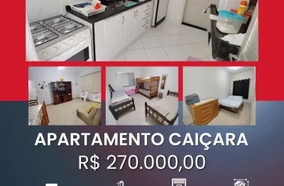 Oportunidade! apartamento 2 dormitórios 1 quadra da praia -bairro caiçara