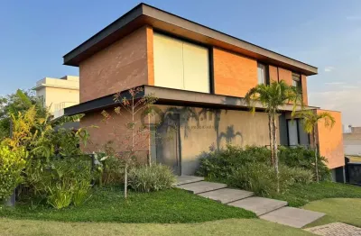 Casa em condomínio de alto padrão em alphaville nova esplanada, votorantim-sp: 4 quartos, 4 suítes, 3 salas, 3 banheiros, 4 vagas, 344m².