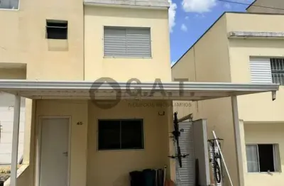 Casa em condomínio para locação em sorocaba-sp  bairro caguassu  2 quartos  1 sala  2 banheiros  2 vagas  85,00 m² de área