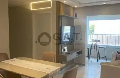 Apartamento para locação no Jardim Saira, Sorocaba-SP: 2 quartos, 1 suíte, 2 salas, 1 banheiro, 1 vaga de garagem, 61m² de área.