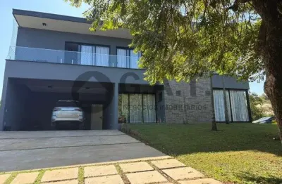 Luxuosa Casa em Condomínio para Locação em Araçoiaba da Serra-SP, Bairro Lago Azul: 4 Quartos, 4 Suítes, 3 Salas, 7 Banheiros, 6 Vagas, 501,86m².