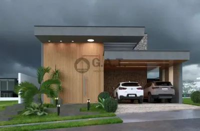 Casa em Condomínio à Venda em Sorocaba-SP - 3 quartos, 3 suítes, 2 salas, 1 banheiro, 4 vagas - Jardim Residencial Chácara Ondina