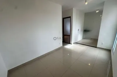 Apartamento para alugar em Sorocaba-SP, bairro Caguaçu: 2 quartos, 1 sala, banheiro, 1 vaga, 46,70m². Venha conferir!