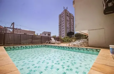 Maravilhoso apartamento de dois dormitórios com infra na cidade baixa