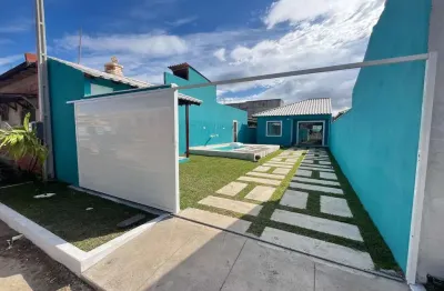 Casa em condomínio fechado com 2 quartos à venda na avenida gravatá, 00, unamar, cabo frio, 60 m2 por r$ 200.000