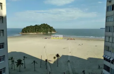 Apto alto padrão 3 dorms+ depend, vista mar, josé menino - stos