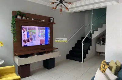 Sobrado de condomínio com 2 dorms, vila voturua, são vicente - r$ 435 mil, cod: 4047