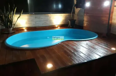 Casa em condomínio fechado com 2 quartos à venda no Parque Bitaru, São Vicente 