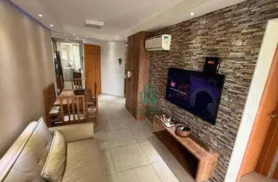 Apartamento com 2 dormitórios à venda, 69 m² por r$ 689.000,00 - jardim virginia - guarujá/sp