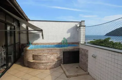 Apartamento duplex com 4 dormitórios à venda, 179 m² por r$ 1.007.000,00 - indaiá - bertioga/sp