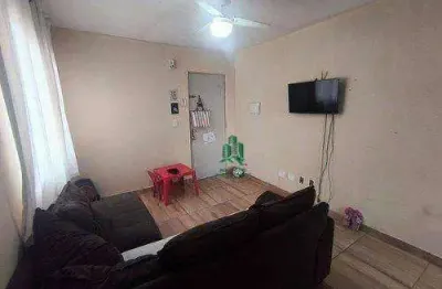 Apartamento com 2 dormitórios à venda, 45 m² por r$ 212.000,00 - taboão - guarulhos/sp