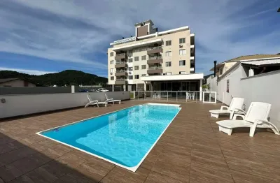 Cobertura na praia de fora - palhoça/sc (inteiramente mobiliado)