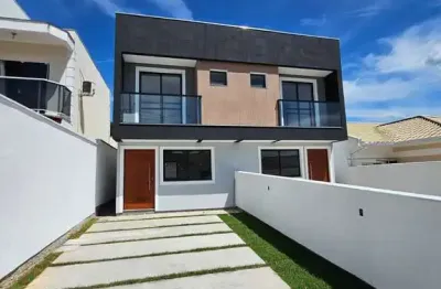 Lindo sobrado na planta com 2 suítes - bairro bela vista em palhoça/sc