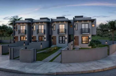 Excelente sobrado de 2 suítes e até 125,32m² de terreno: guarda do cubatão - palhoça/sc