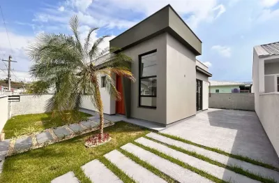 Belíssimas casas (não geminadas) de alto padrão, com área gourmet, no bela vista em palhoça/sc!