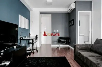 Flat com 1 quarto para alugar na Rua Sansão Alves dos Santos, 343, Brooklin, São Paulo