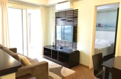 Flat com 1 quarto para alugar na Rua Sansão Alves dos Santos, 343, Brooklin, São Paulo
