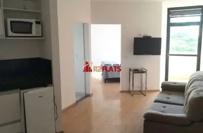 Flat com 1 quarto à venda na Avenida Miruna, 399, Moema, São Paulo